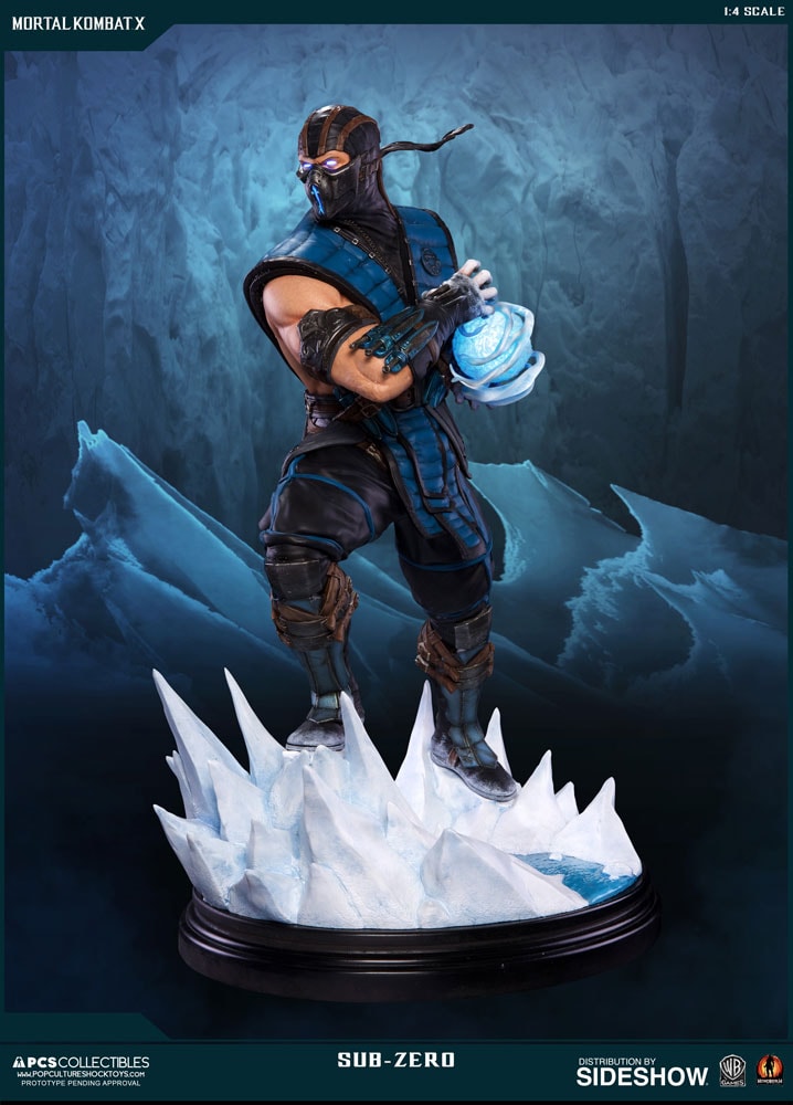 Mortal Kombat Sub-Zero Statues - Prototype Shown View 3