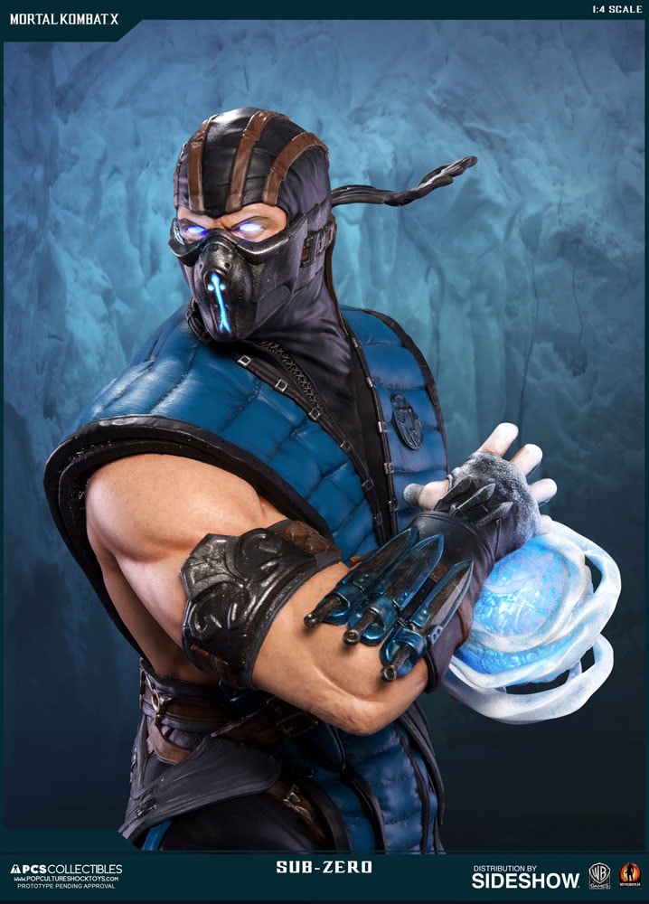 Mortal Kombat Sub-Zero Statues - Prototype Shown View 5
