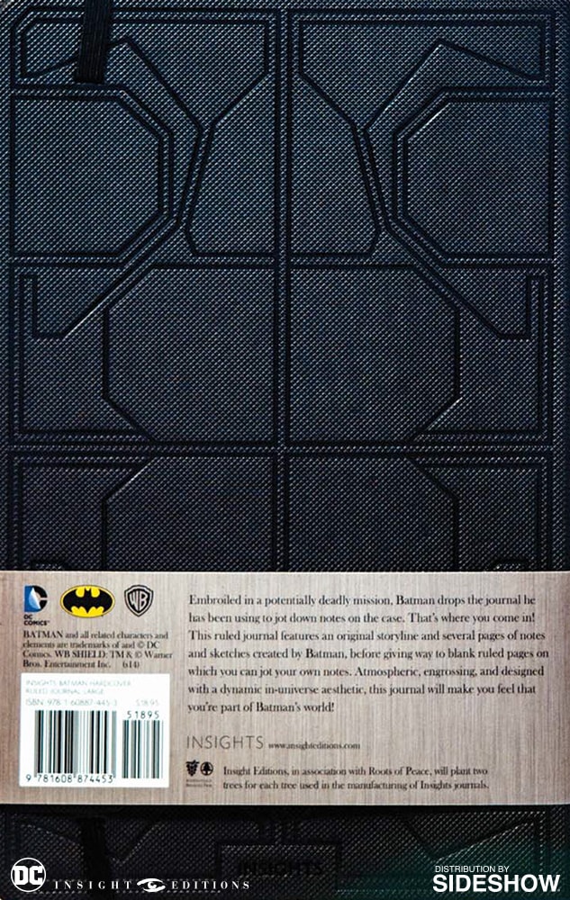 DC Comics Batman Hardcover Ruled Journal Book  View 3