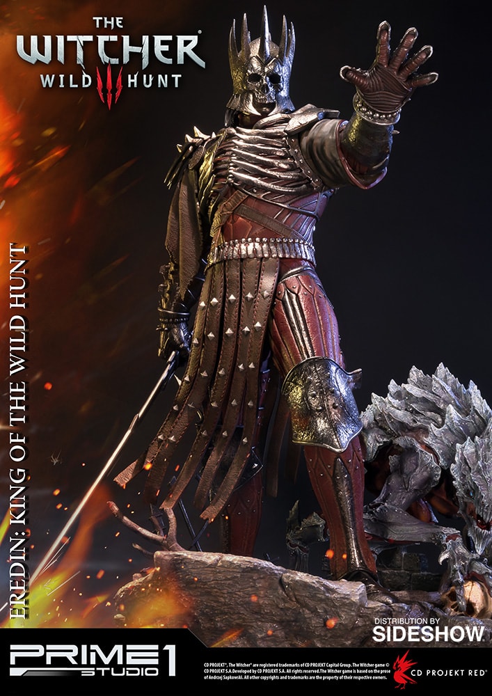The Witcher 3: Wild Hunt Eredin Polystone Statue  Collector Edition - Prototype Shown View 1