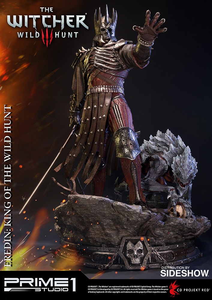 The Witcher 3: Wild Hunt Eredin Polystone Statue  Collector Edition - Prototype Shown View 6