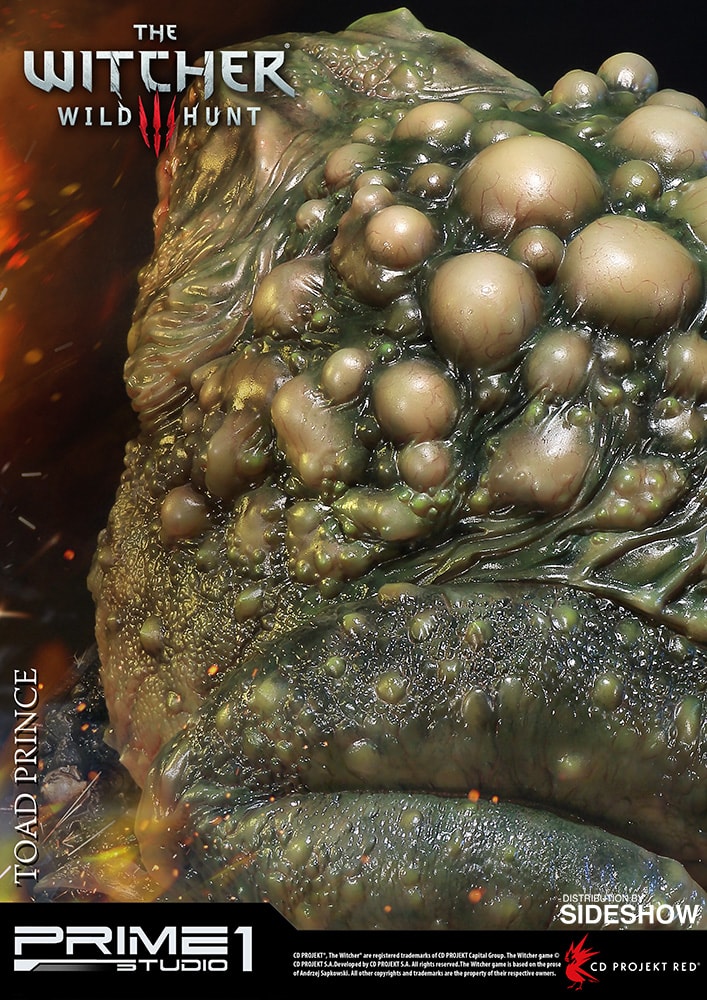 The Witcher 3: Wild Hunt Toad Prince of Oxenfurt Statues - Prototype Shown View 6