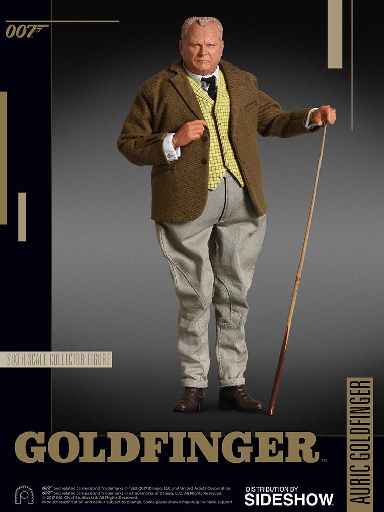 James Bond Auric Goldfinger Sixth Scale Figure - Prototype Shown View 2