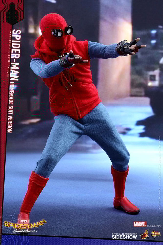 Marvel Spider-Man Homemade Suit Version Sixth Scale Figure - Prototype Shown View 2