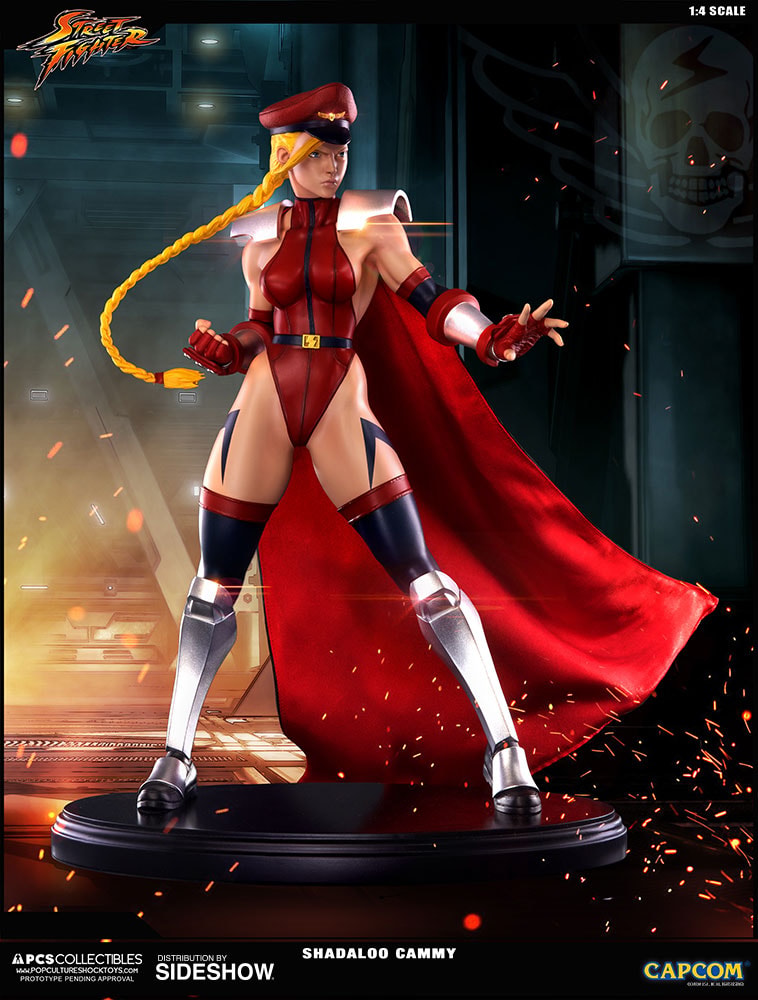 Street Fighter Shadaloo Cammy Statues - Prototype Shown View 1