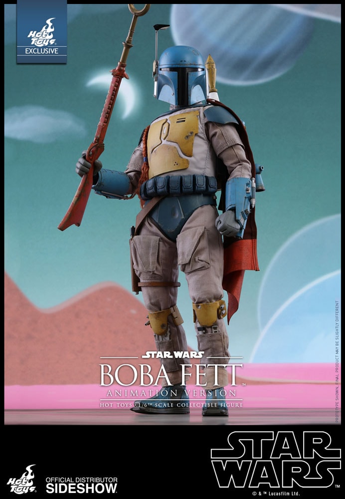 Star Wars Boba Fett Animation Version Sixth Scale Figure  Exclusive Edition - Prototype Shown View 4