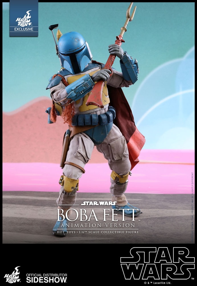 Star Wars Boba Fett Animation Version Sixth Scale Figure  Exclusive Edition - Prototype Shown View 5