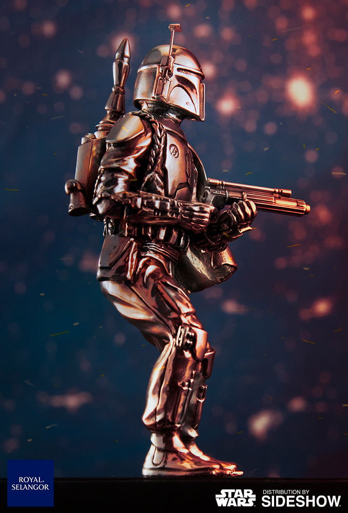 Star Wars Boba Fett Figurine Pewter Collectible - Prototype Shown View 1