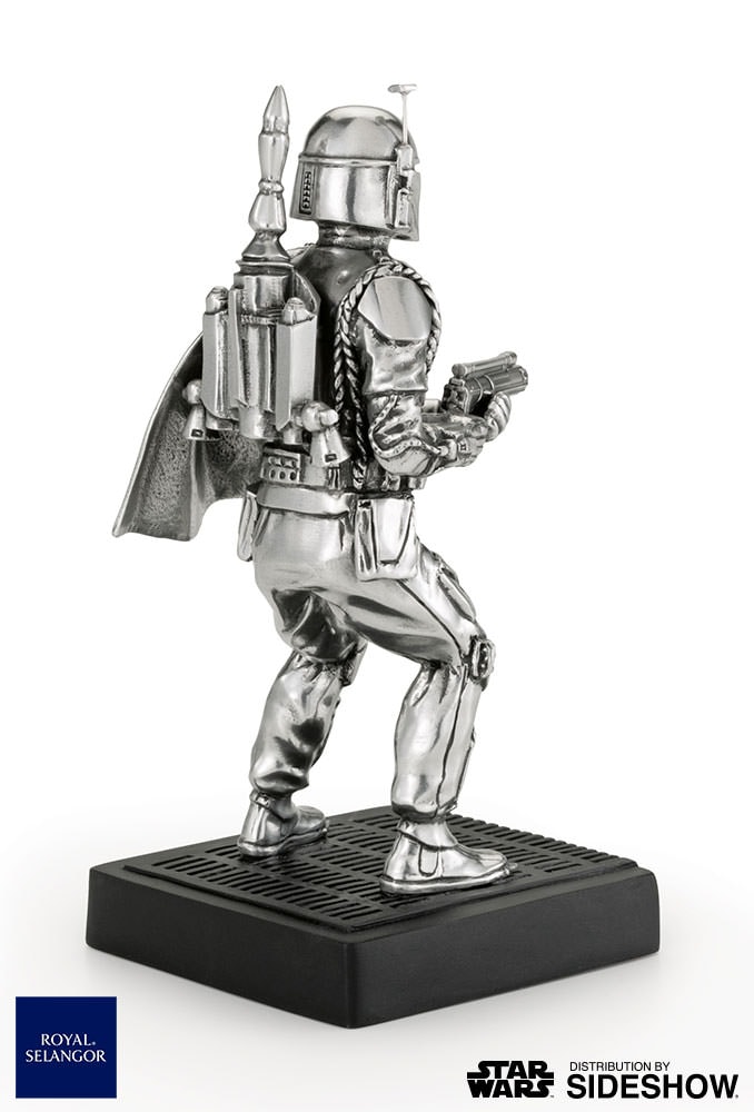 Star Wars Boba Fett Figurine Pewter Collectible - Prototype Shown View 3