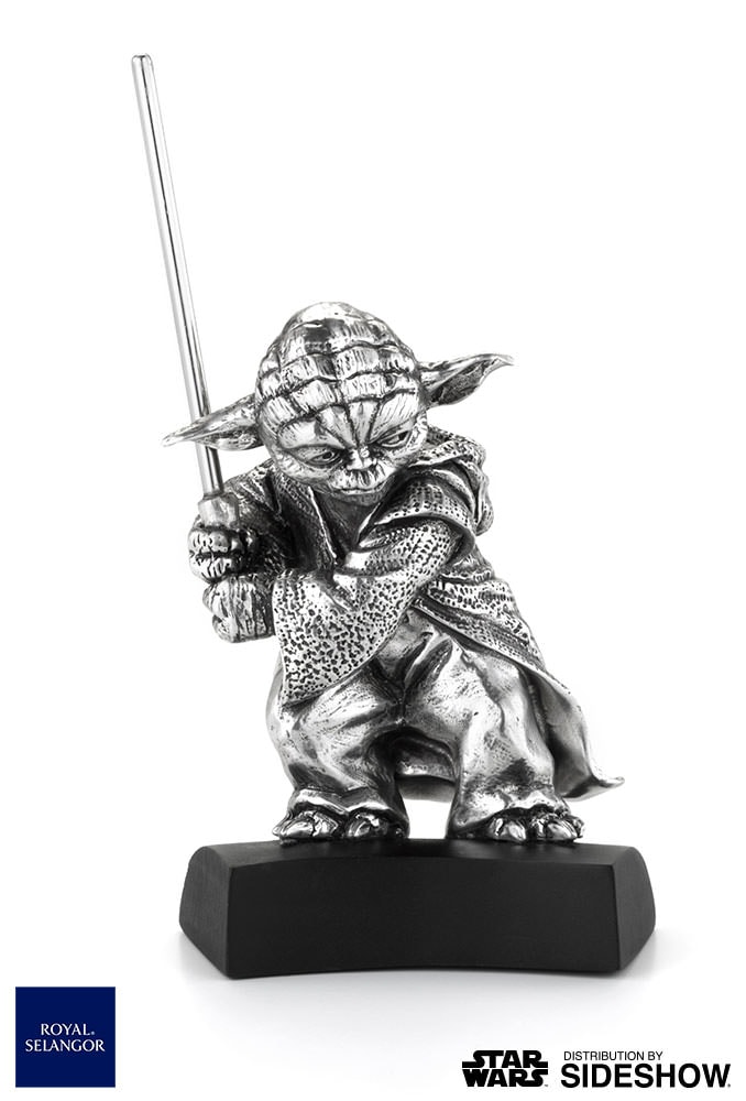 Star Wars Yoda Figurine Pewter Collectible - Prototype Shown View 2