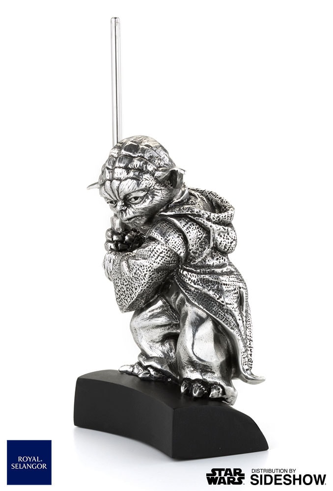 Star Wars Yoda Figurine Pewter Collectible - Prototype Shown View 3