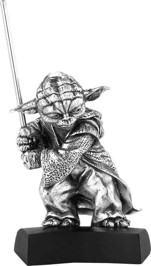 Star Wars Yoda Figurine Pewter Collectible - Prototype Shown View 6