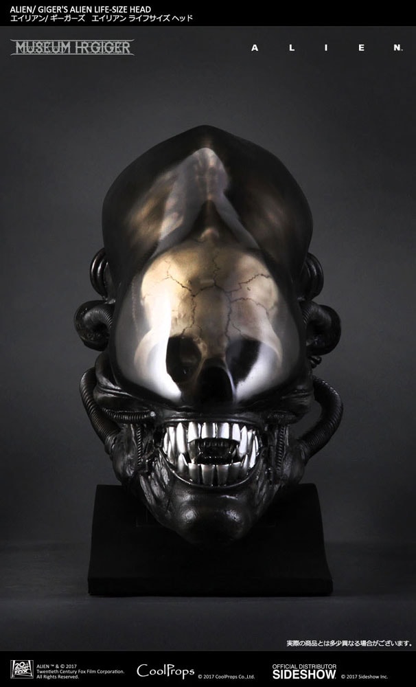 Alien Gigers Alien Life-Size Head Prop Replica - Prototype Shown View 3