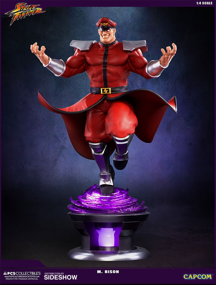 Street Fighter M. Bison Statues - Prototype Shown View 2