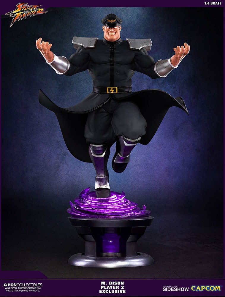 Street Fighter M Bison Player 2 Statues  Exclusive Edition  View 1