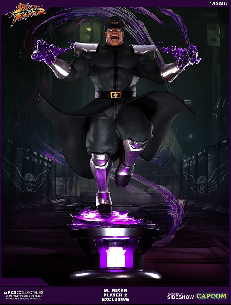 Street Fighter M Bison Player 2 Statues  Exclusive Edition  View 5