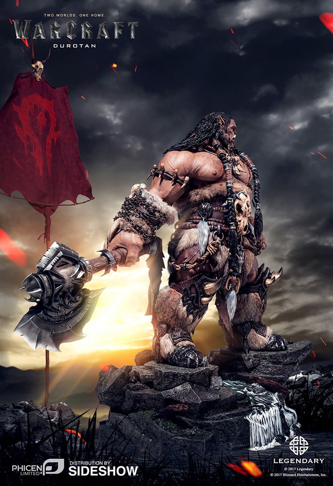 Warcraft Durotan Statues - Prototype Shown View 2