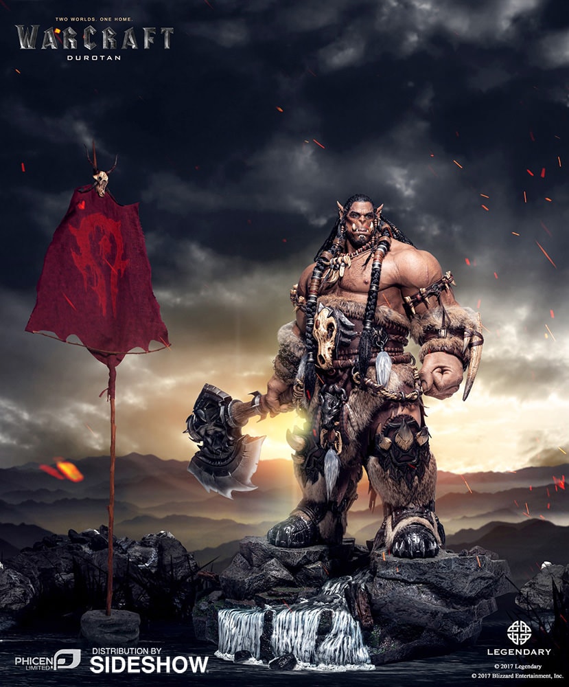 Warcraft Durotan Statues - Prototype Shown View 3