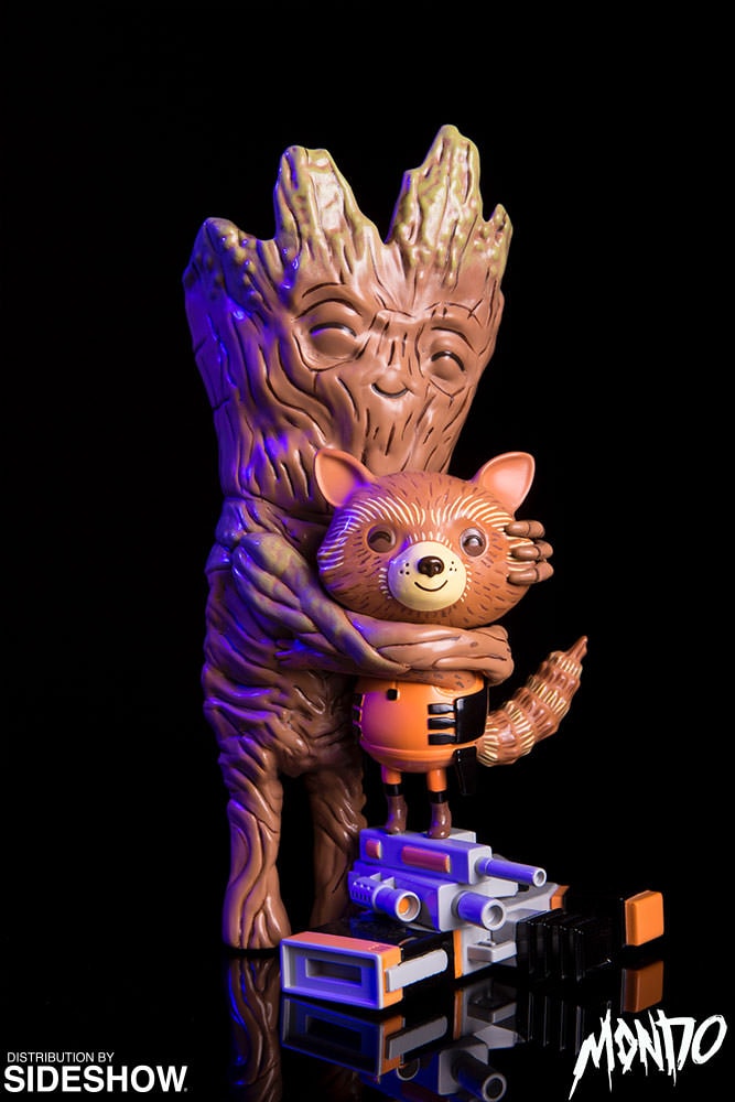 Marvel Rocket and Groot Treehugger Vinyl Collectible - Prototype Shown View 1