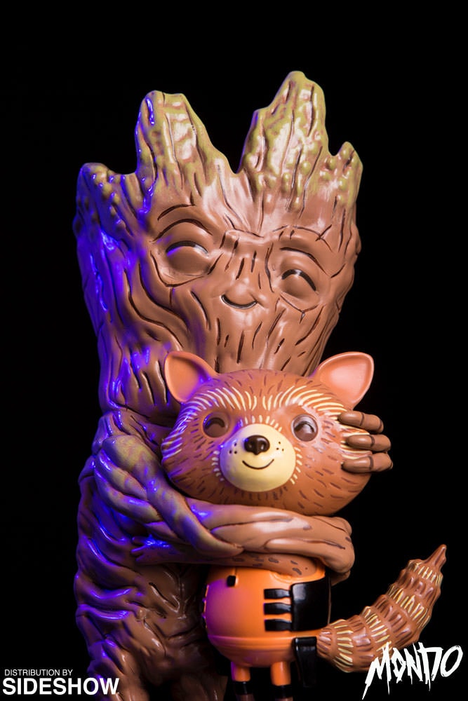 Marvel Rocket and Groot Treehugger Vinyl Collectible - Prototype Shown View 2