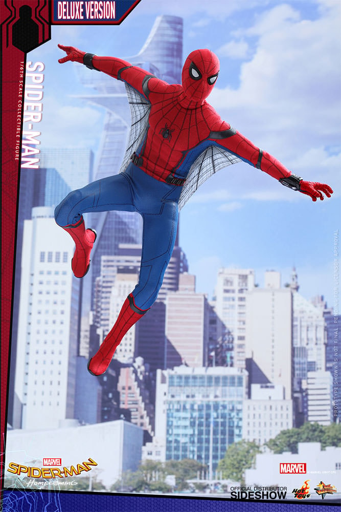 Marvel Spider-Man Deluxe Version Sixth Scale Figure - Prototype Shown View 6
