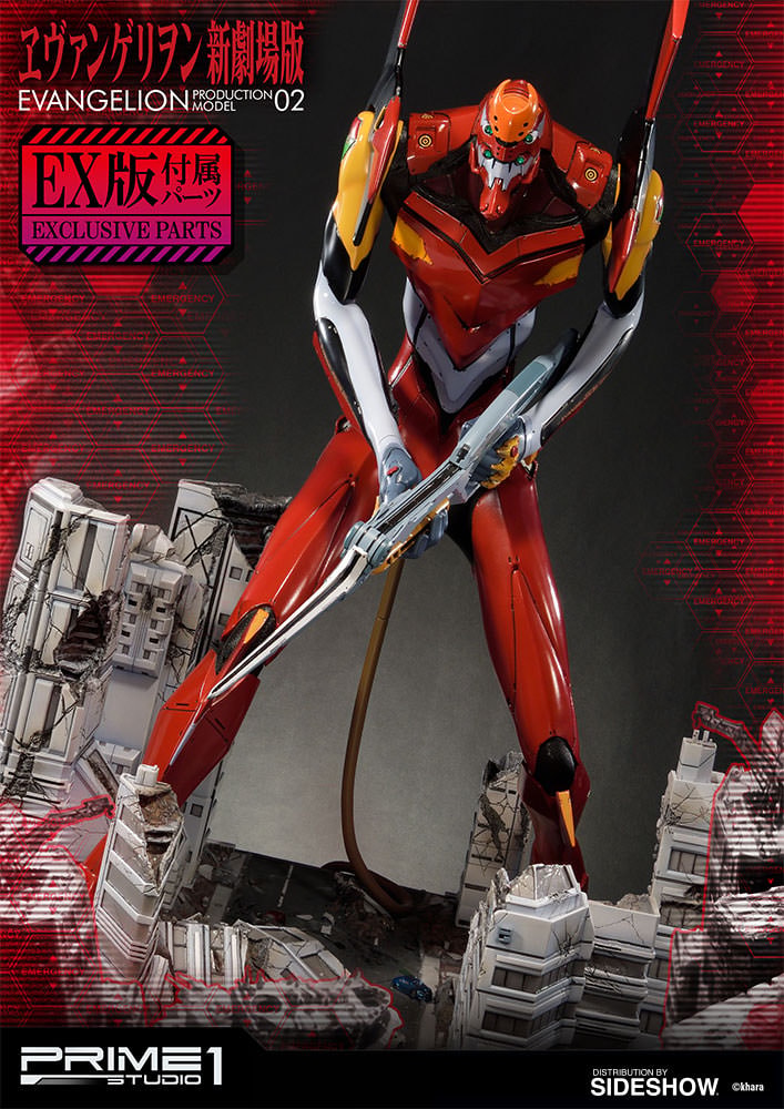Neon Genesis Evangelion EVA  Production Model-02 Statues  Exclusive Edition - Prototype Shown View 1