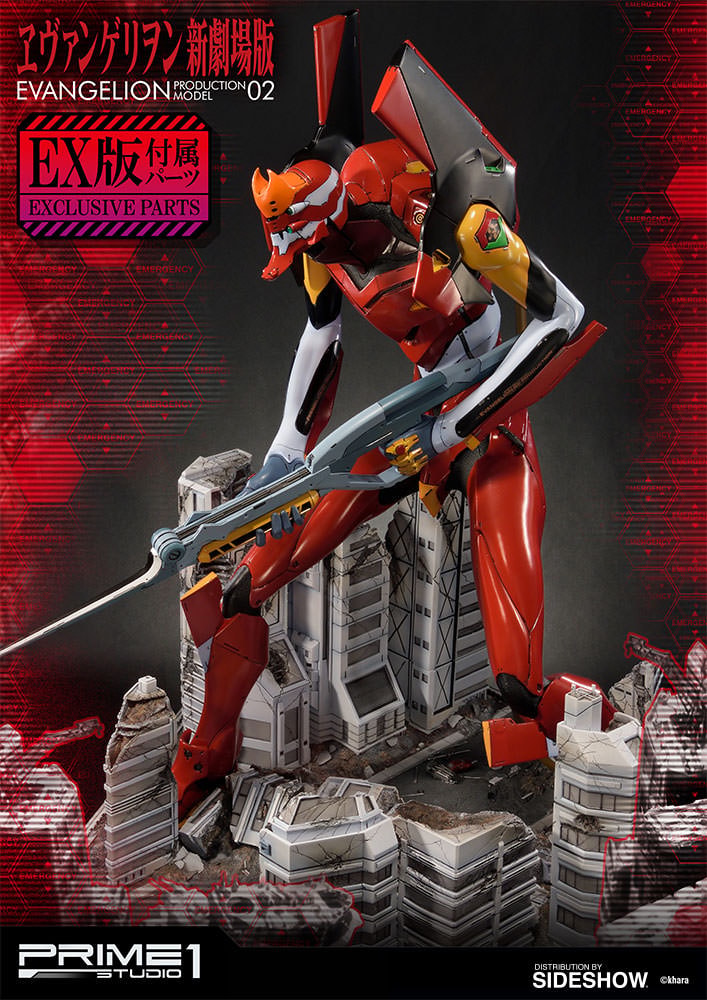 Neon Genesis Evangelion EVA  Production Model-02 Statues  Exclusive Edition - Prototype Shown View 2