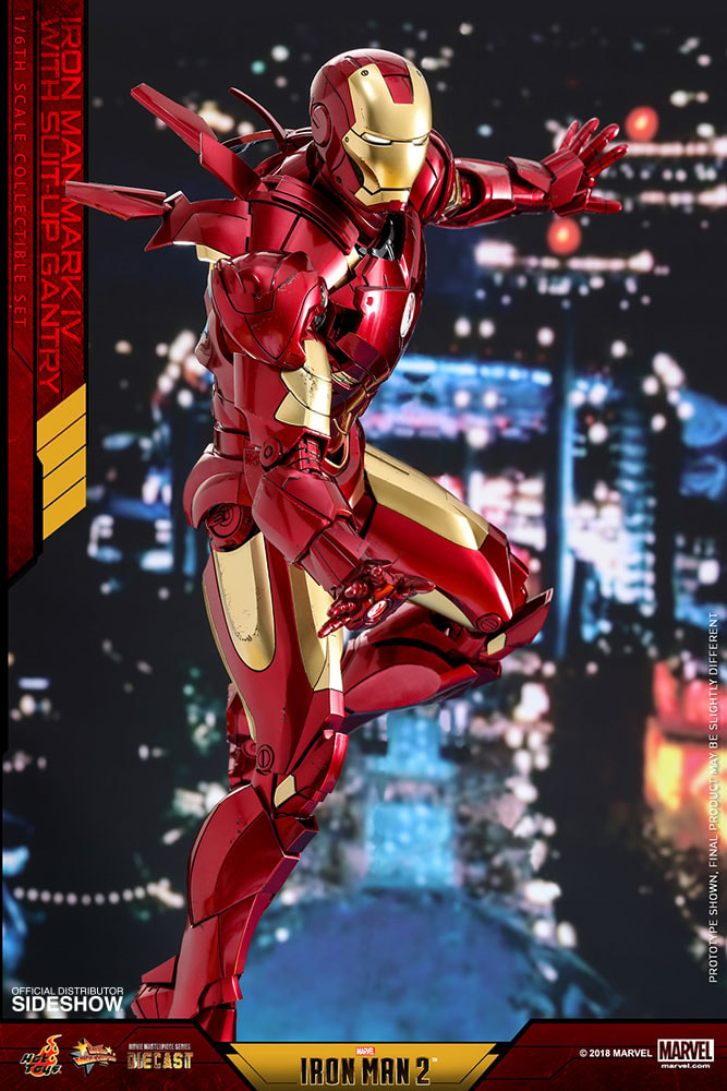 Iron Man Mark IV with Suit-Up Gantry- Prototype Shown View 3