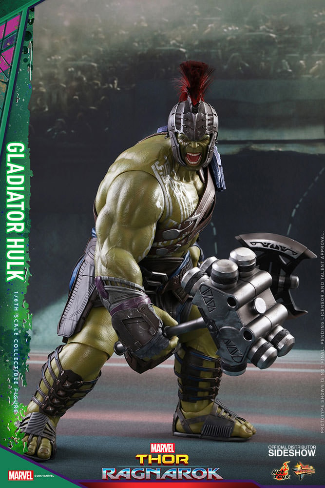 Marvel Gladiator Hulk Sixth Scale Figure - Prototype Shown View 5