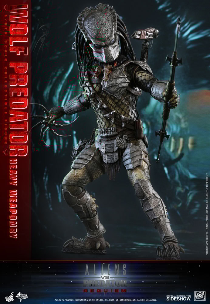 Wolf Predator Heavy Weaponry Figure by Hot Toys | Sideshow