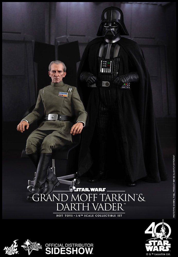 Star Wars Grand Moff Tarkin and Darth Vader Sixth Scale Figure - Prototype Shown View 3