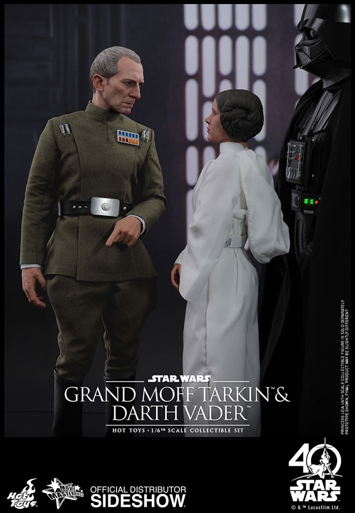 Star Wars Grand Moff Tarkin and Darth Vader Sixth Scale Figure - Prototype Shown View 4