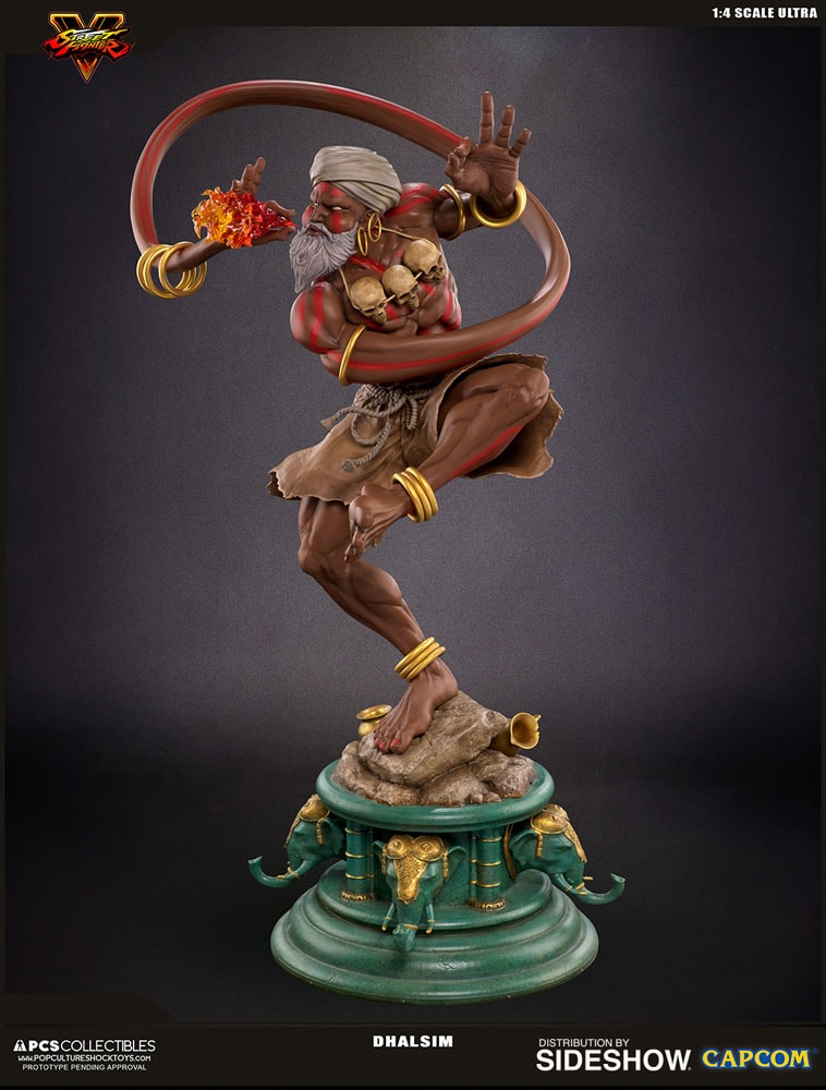 Street Fighter Dhalsim Statues  Collector Edition - Prototype Shown View 4
