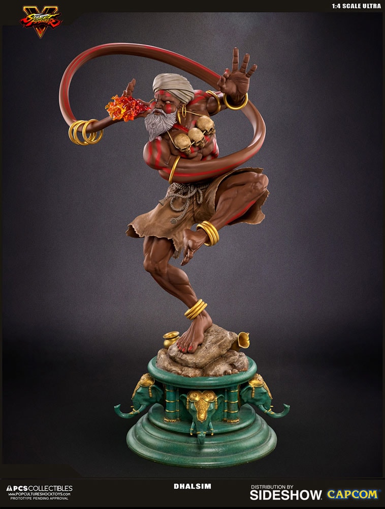 Street Fighter Dhalsim Statues  Collector Edition - Prototype Shown View 5