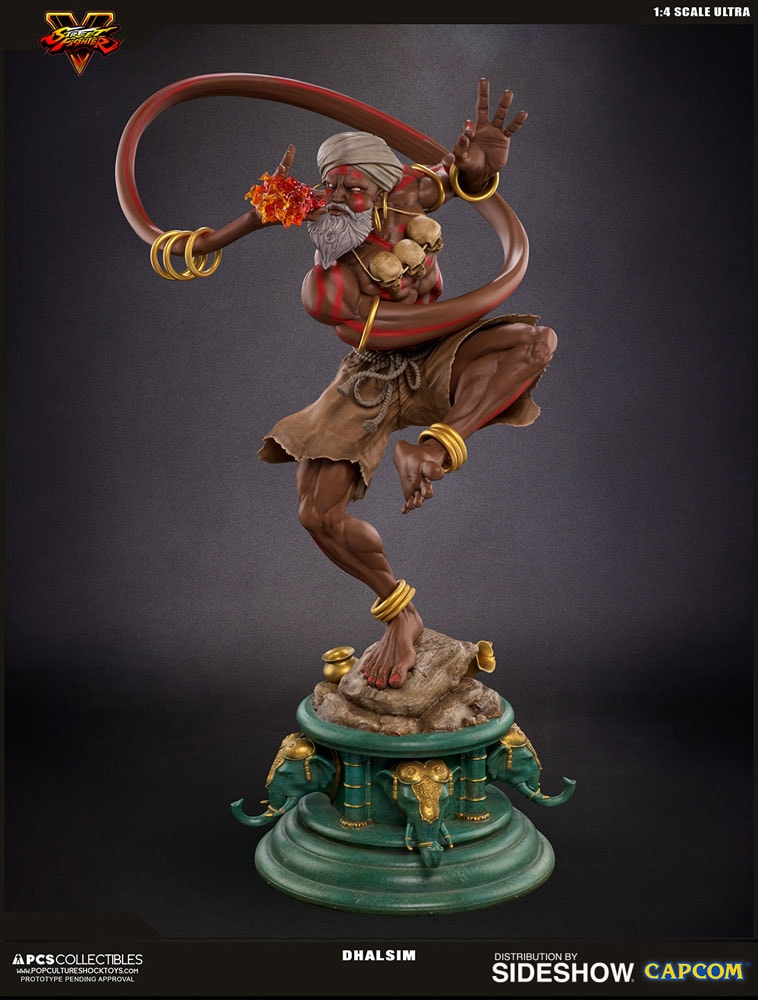 Street Fighter Dhalsim Statues  Collector Edition - Prototype Shown View 6