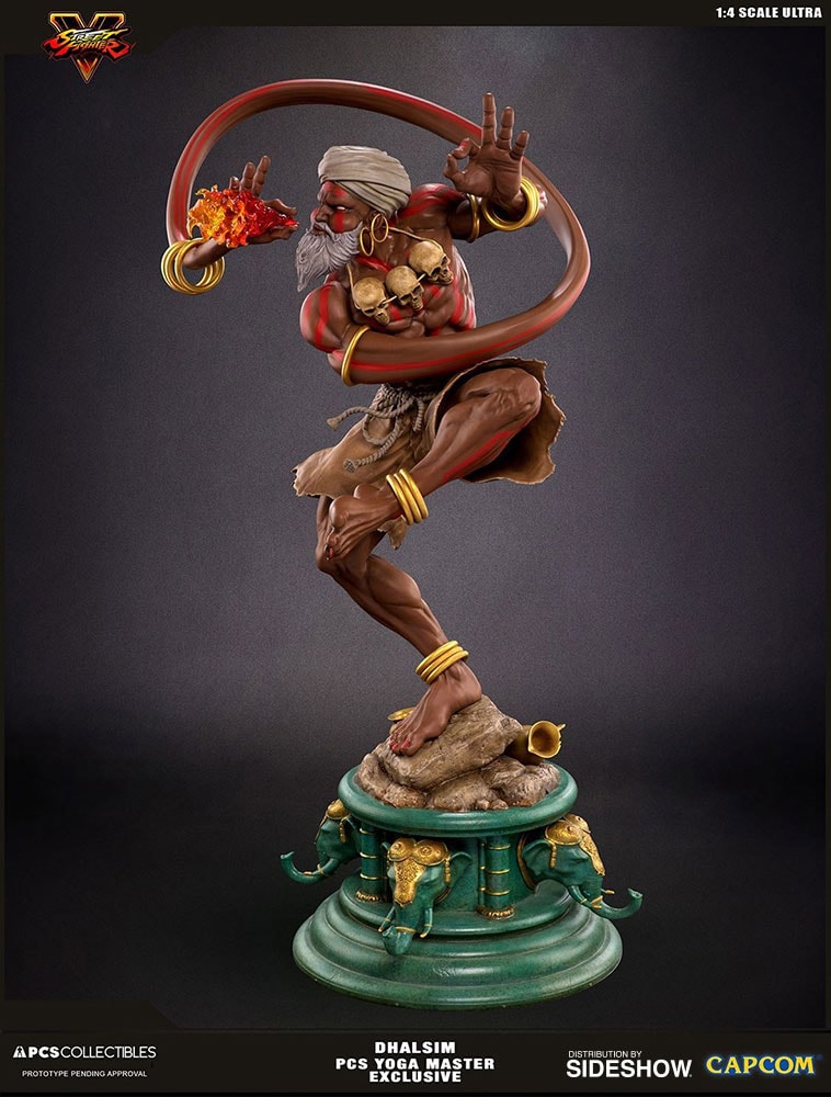 Street Fighter Dhalsim Yoga Master Statues  Exclusive Edition  View 1