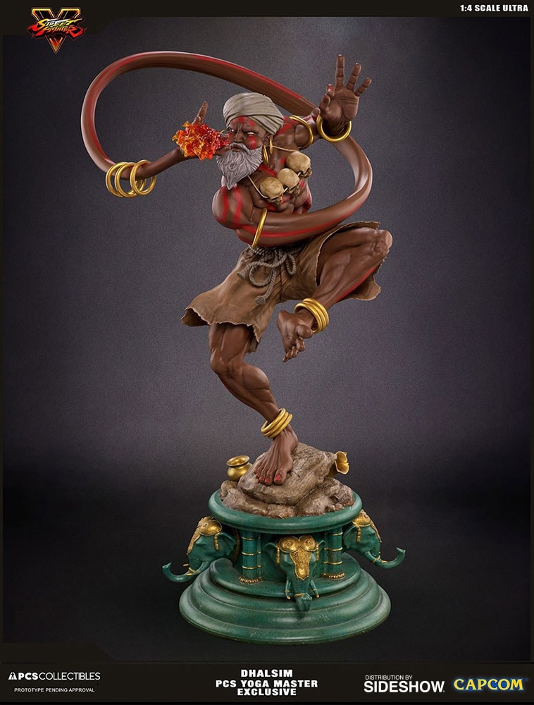 Street Fighter Dhalsim Yoga Master Statues  Exclusive Edition  View 5