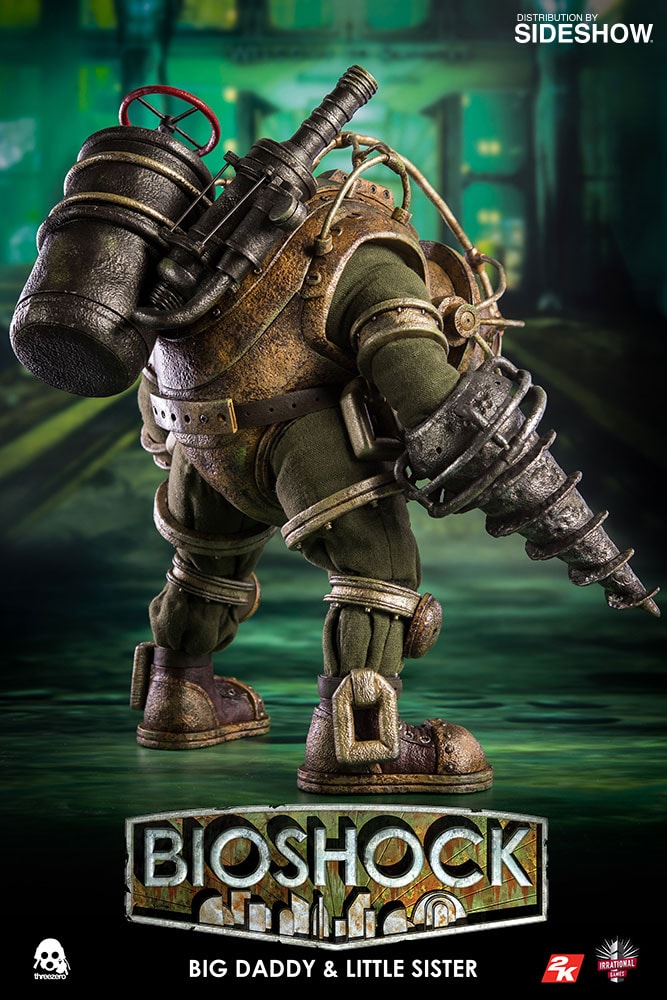 BioShock Big Daddy and Little Sister Sixth Scale Figure - Prototype Shown View 3
