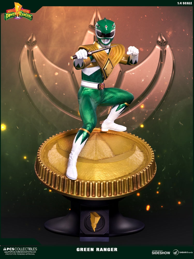 Mighty Morphin Power Rangers Green Ranger Statue by Pop Cult | Sideshow ...