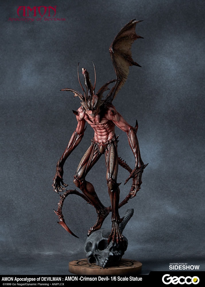 Amon: Apocalypse of Devilman Amon - Crimson Devil Statues - Prototype Shown View 1
