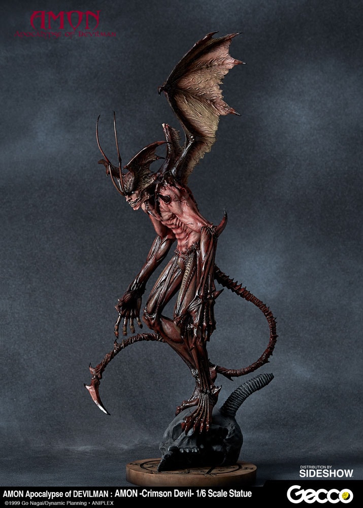 Amon: Apocalypse of Devilman Amon - Crimson Devil Statues - Prototype Shown View 2