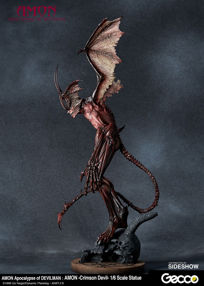 Amon: Apocalypse of Devilman Amon - Crimson Devil Statues - Prototype Shown View 3
