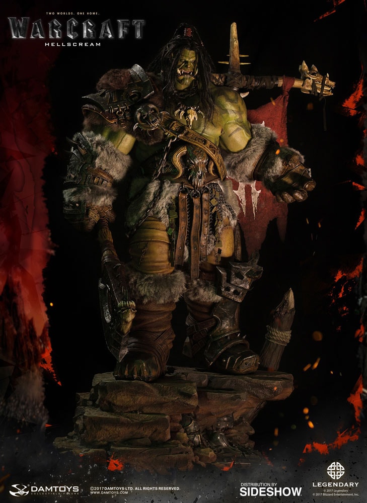 Warcraft Grom Hellscream Statues - Prototype Shown View 1