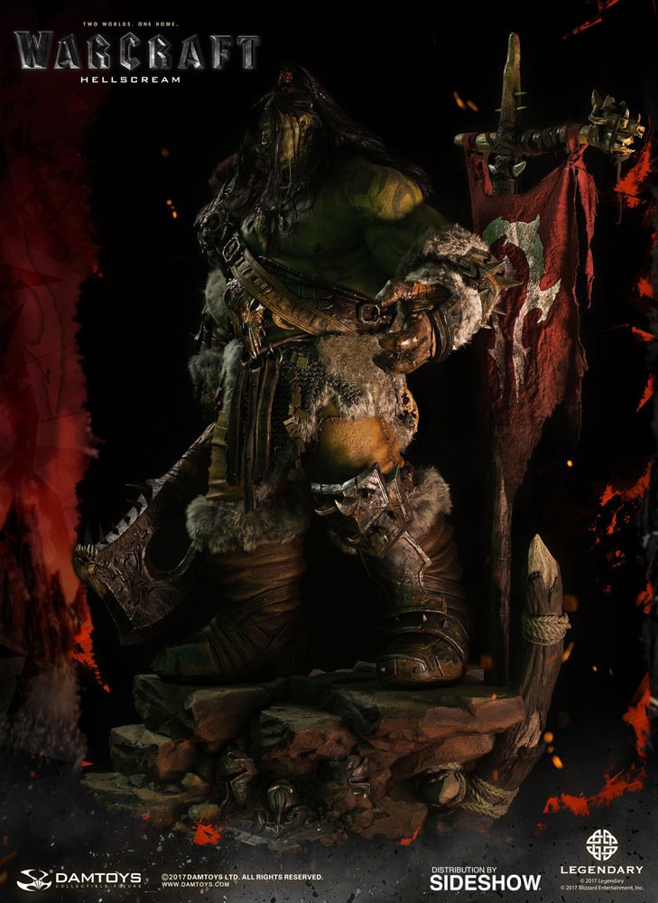 Warcraft Grom Hellscream Statues - Prototype Shown View 2