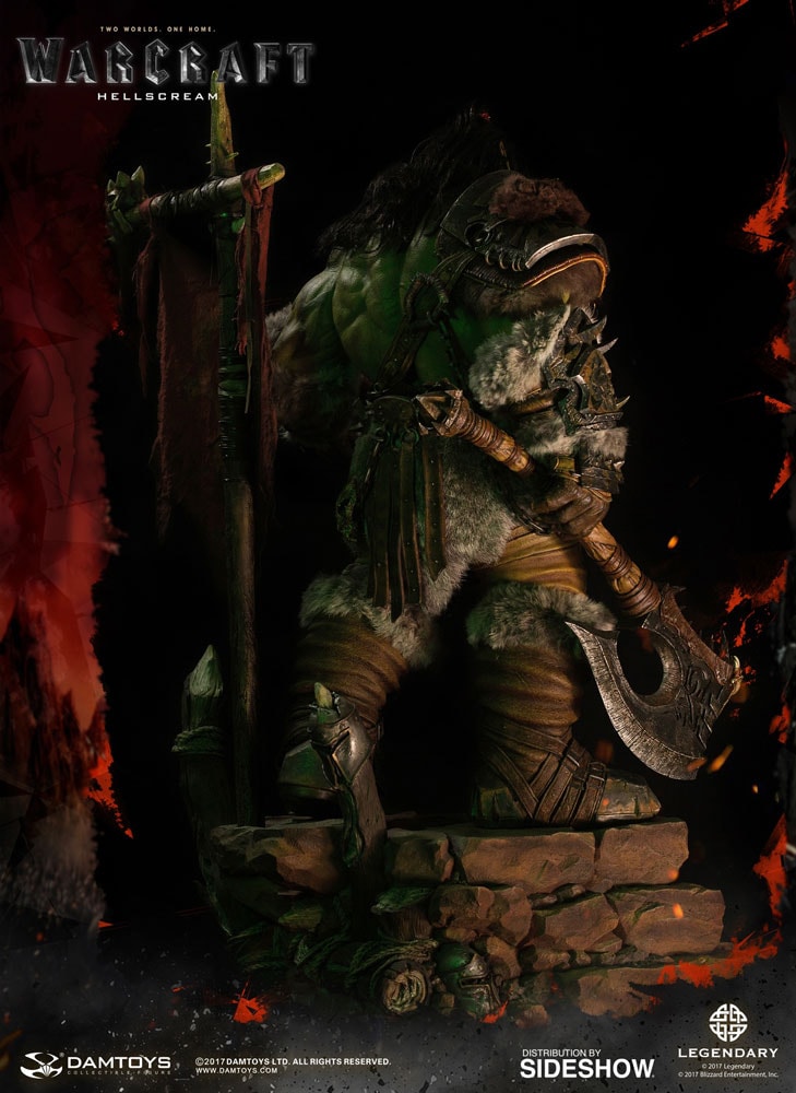 Warcraft Grom Hellscream Statues - Prototype Shown View 4
