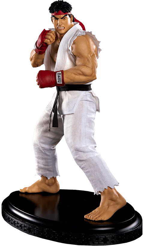 Street Fighter Ryu Ansatsuken Statue by Pop Culture Shock