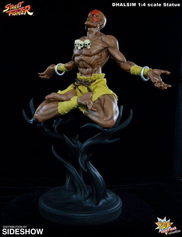 Street Fighter Dhalsim Statues - Prototype Shown View 3