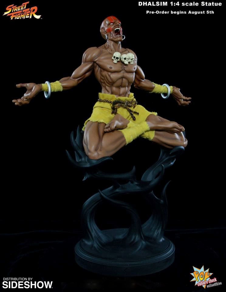 Street Fighter Dhalsim Statues - Prototype Shown View 5