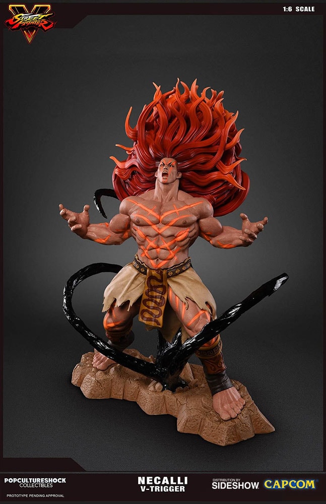 Street Fighter Necalli V-Trigger Statues - Prototype Shown View 1