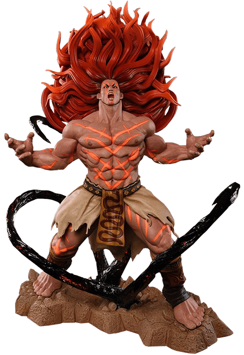 Street Fighter Necalli V-Trigger Torrent of Power Statues  Exclusive Edition - Prototype Shown View 2